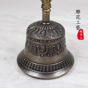 尼泊尔进口手工做旧九股金刚铃杵藏传密宗，纯铜铃铛摇铃修行法