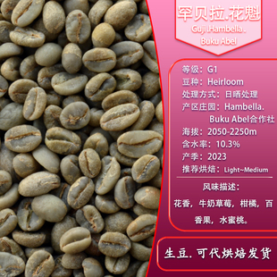 罕贝拉花魁 古吉新产季G1日晒处理咖啡生豆埃塞俄比亚进口SOE