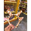 广州长隆纪念品毛公仔  可爱长颈鹿头箍儿童生日礼物