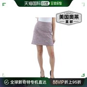 bagatelle女式羊毛混纺迷你铅笔裙 - 粉色多色 美国奥莱直发