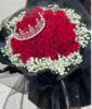 泉州花店99朵红玫瑰，花束鲜花速递生日晋江石狮广州厦同城配送