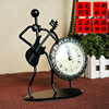 家居市场音乐铁人，时钟金属铁艺钟表，时尚家居装饰钟表c24系列