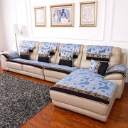 欧式沙发垫四季通用布艺，防滑皮沙发垫，冬季客厅组合坐垫沙发套
