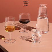 KOSTA BODA进口水晶玻璃Viva直口玻璃水瓶大容量家用水杯水壶套装