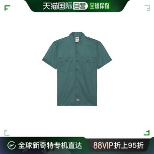 香港直邮潮奢dickies迪凯斯男士经典斜纹布，短袖工作衬衫1574