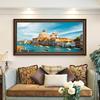 沙发背景墙复古壁画客厅装饰画美式挂画世界名画餐厅欧式风景油画