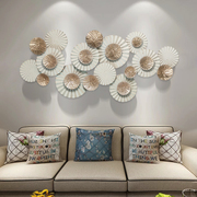 美式客厅背景墙面装饰创意，沙发墙饰壁挂件，简约立体铁艺壁饰壁挂