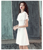 白色蕾丝连衣裙夏季宴会气质法式小个子礼服平时可穿设计感裙子女