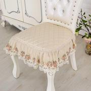 奢华欧式餐椅垫坐垫高档布艺，椅子垫北欧座垫子，四季凳餐桌椅子套罩