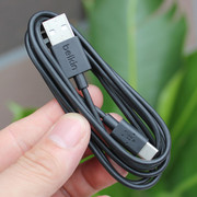 贝尔金1.28米Type-C数据线3A快充充电线 USB TypeC手机数据线适用于苹果15pro充电数据线