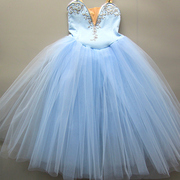 芭蕾舞裙儿童演出服专业小天鹅芭蕾舞蹈裙女童蓝色蓬蓬纱裙TUTU裙