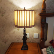美式台灯卧室床头灯欧式复古落地灯奢华客厅，乡村轻奢书房家用