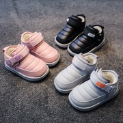 男宝雪地靴1一2岁宝宝棉鞋冬季外穿短靴婴幼儿学步加绒加厚防滑