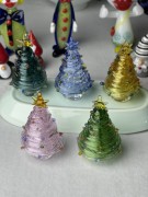 淄博琉国外拉丝圣诞树纯手工，玻璃绕丝摆件个性创意桌面圣诞节礼物