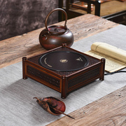 复古竹编煮茶炉煮茶器电陶炉专用小型迷你家用静音蒸煮茶器泡茶炉