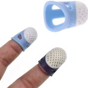 矽胶顶针防扎手指套 指套顶针 单个卡装顶针Q十字绣缝纫配件单只