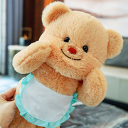 可爱黄油色小熊公仔玩偶睡觉抱娃娃毛绒，玩具抱抱熊男女孩生日礼物