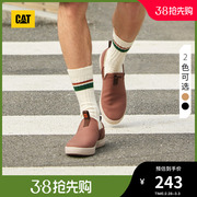 CAT卡特23秋冬男士户外船鞋轻便舒适止滑满帮休闲单鞋一脚蹬
