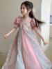女童中国风公主裙，新中式夏装女宝汉服，裙子2024洋气时髦网红