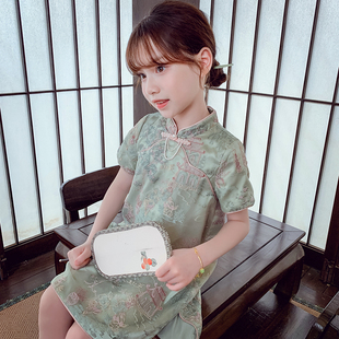 女童旗袍裙夏装2024洋气儿童，新中式连衣裙小女孩，中国风公主裙