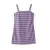 自制个性紫色格子吊带裙女2022夏季小众设计感格纹连衣裙短裙