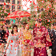 花瓣雨礼炮筒结婚接亲礼花筒手拧彩带彩炮婚礼喷花筒婚庆用品大全