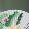 夏季中国风古典随身便携流苏扇子日式折扇杭州小巧古风折叠扇女式