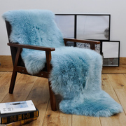 裘朴羊毛沙发垫欧式轻奢ins风，冬季沙发坐垫，红木椅垫撸猫感飘窗垫
