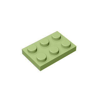 砖友MOC 3021 小颗粒益智积木散件中国国产零配件2x3基础板1片