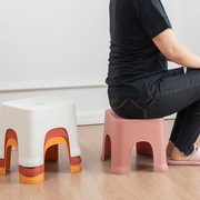 塑料小耐用凳结实儿童加厚型矮凳，凳子家用北欧防滑风板凳创意客厅