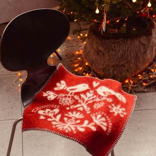 klippan北欧羊毛坐垫有机羊羔毛椅垫(毛，椅垫)姆明皆川明设计温暖秋冬瑞典