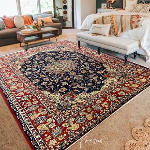 佛托丝地毯进口纯手工打结编织羊毛欧式美式中式客厅卧室波斯风格