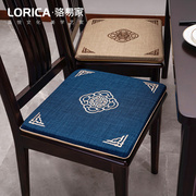 中式餐椅垫实木凳子垫子红木坐垫圈椅茶椅垫家用餐桌椅子垫悦轩阁