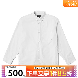 VANS范斯男子运动休闲长袖衬衫VN000P04WHT