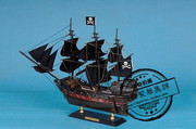 船模 15海盗船船长基德冒险厨房限量版模型摆件收藏高桅帆船