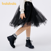 巴拉巴拉儿童裙子春秋装童装女童短裙中大童个性时尚印花舒适简约