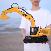 CAT卡特彼勒遥控挖掘机玩具车儿童电动工程车勾机模型挖土机男孩
