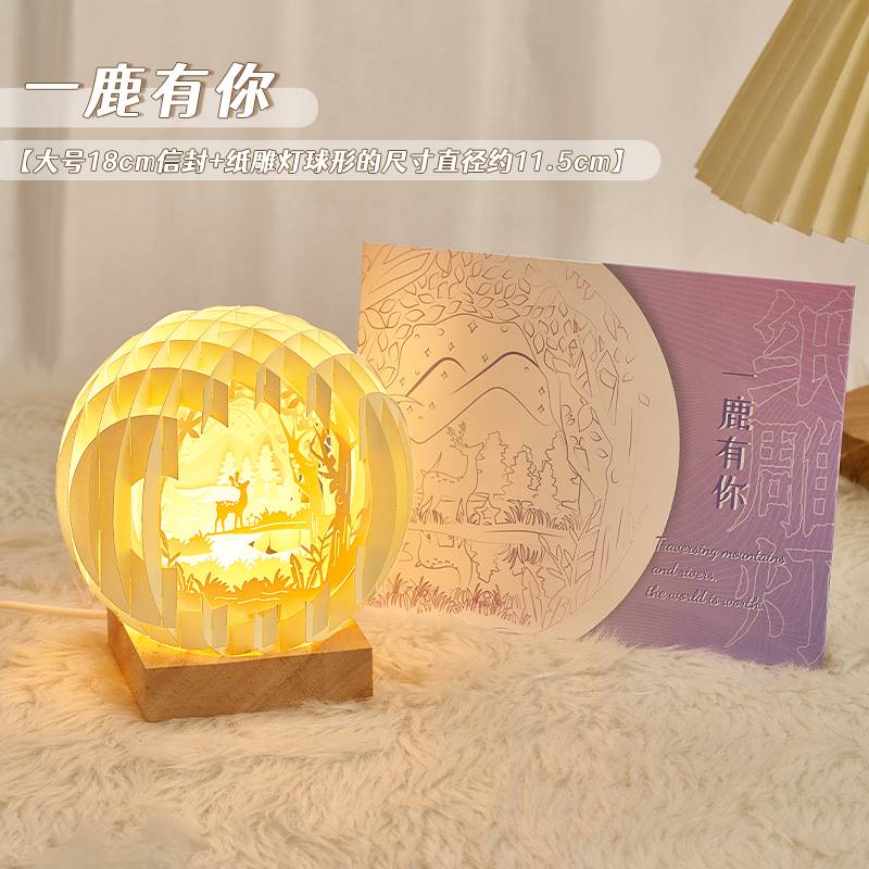 北京特产伴手礼来自故宫的礼物文创送闺蜜古风纸雕灯纪念品
