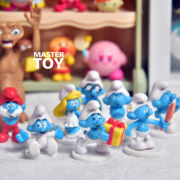 扭蛋蓝精灵，可爱卡通公仔玩具，模型摆件迷你玩偶人偶