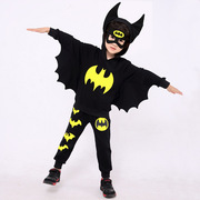男万圣节童装表演超人蝙蝠侠蜘蛛侠儿童服装奥特曼衣服套装秋卫衣