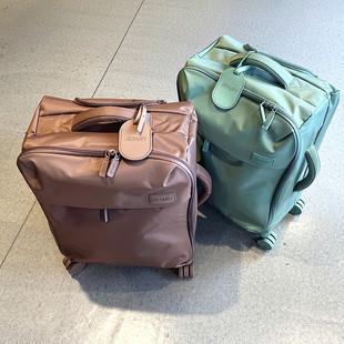 出口无纺布超轻旅行箱实用行李箱男女，纯色20寸登机箱防水拉杆箱包