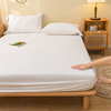 A类纯色加厚磨毛床笠单件全棉纯棉冬季床罩床垫保护罩床单罩床套