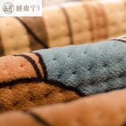 睡康宁牛奶绒多功能绒毯秋冬盖毯薄垫多用毛毯卡通床单垫亲肤两用