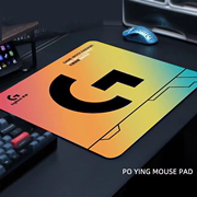 罗技鼠标垫超大加厚细面锁边男生FPS电竞游戏办公键盘垫电脑桌垫