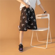 夏季男女印花青少年，1404-1-dk05-p35腿裤子薄款短裤，中裤运动裤kk