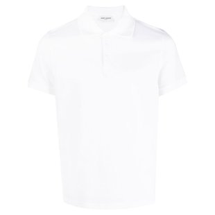 潮奢 Saint Laurent 圣罗兰 男士 and Polos T恤白色POLO衫 712