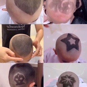 宝宝儿童理发造型神器小孩，发型雕刻模具，剃头图案自己剪头模型卡