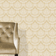欧式无纺布墙纸卧室客厅现代简约宾馆工程装马士革壁纸
