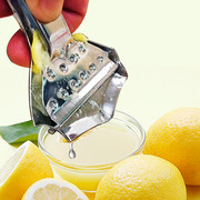 不锈钢柠檬夹小型手动榨汁器，家用机婴儿果汁机，简易水果迷你压汁器