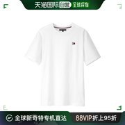 韩国直邮TommyHilfiger 衬衫 TH CORE 弹力 短袖 T恤 亮白色 男